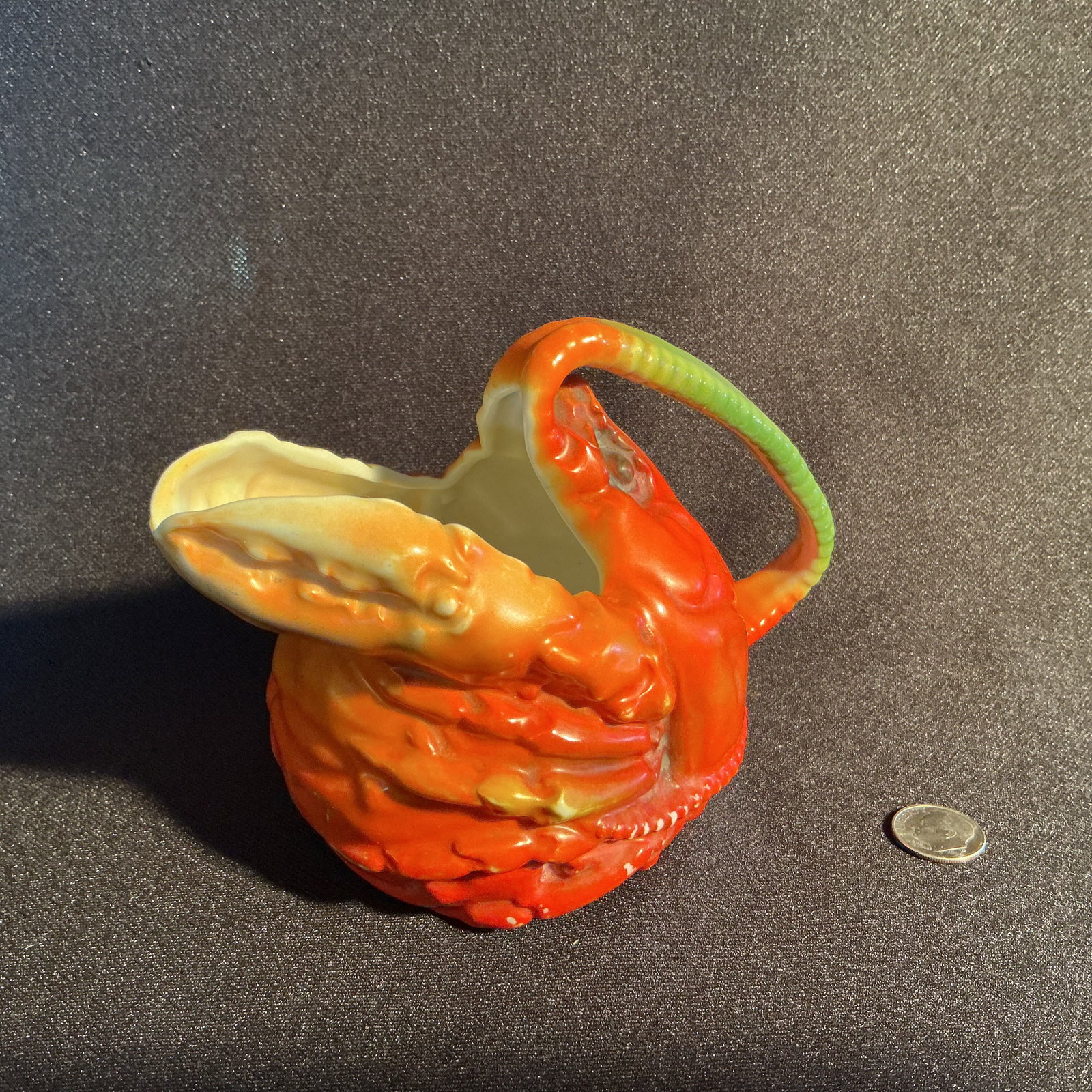 Royal Bayreuth Bavaria Lobster Creamer: Royal Bayreuth Bavaria Lobster Creamer