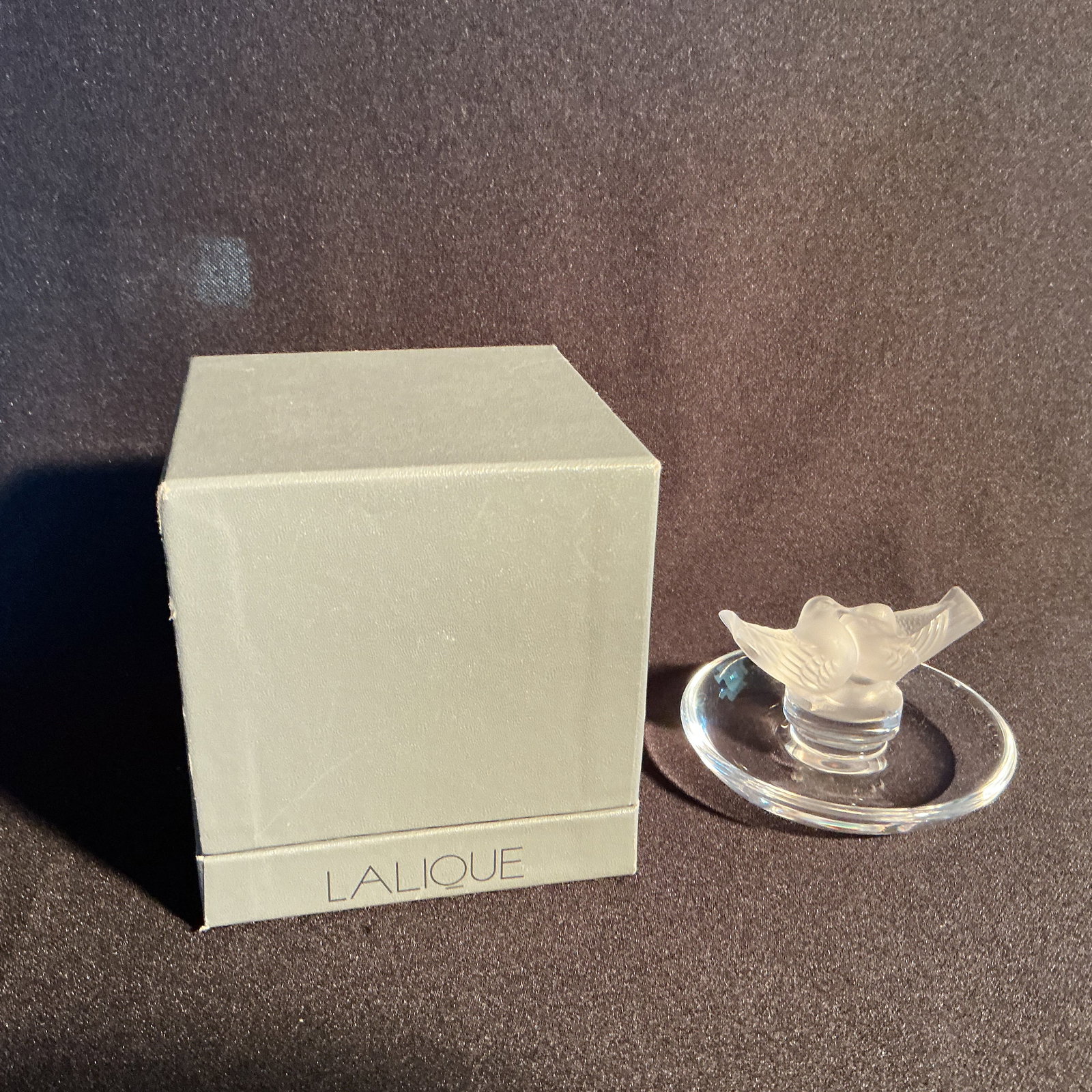 Lalique Sparrow Ring Tray (1 of 2)