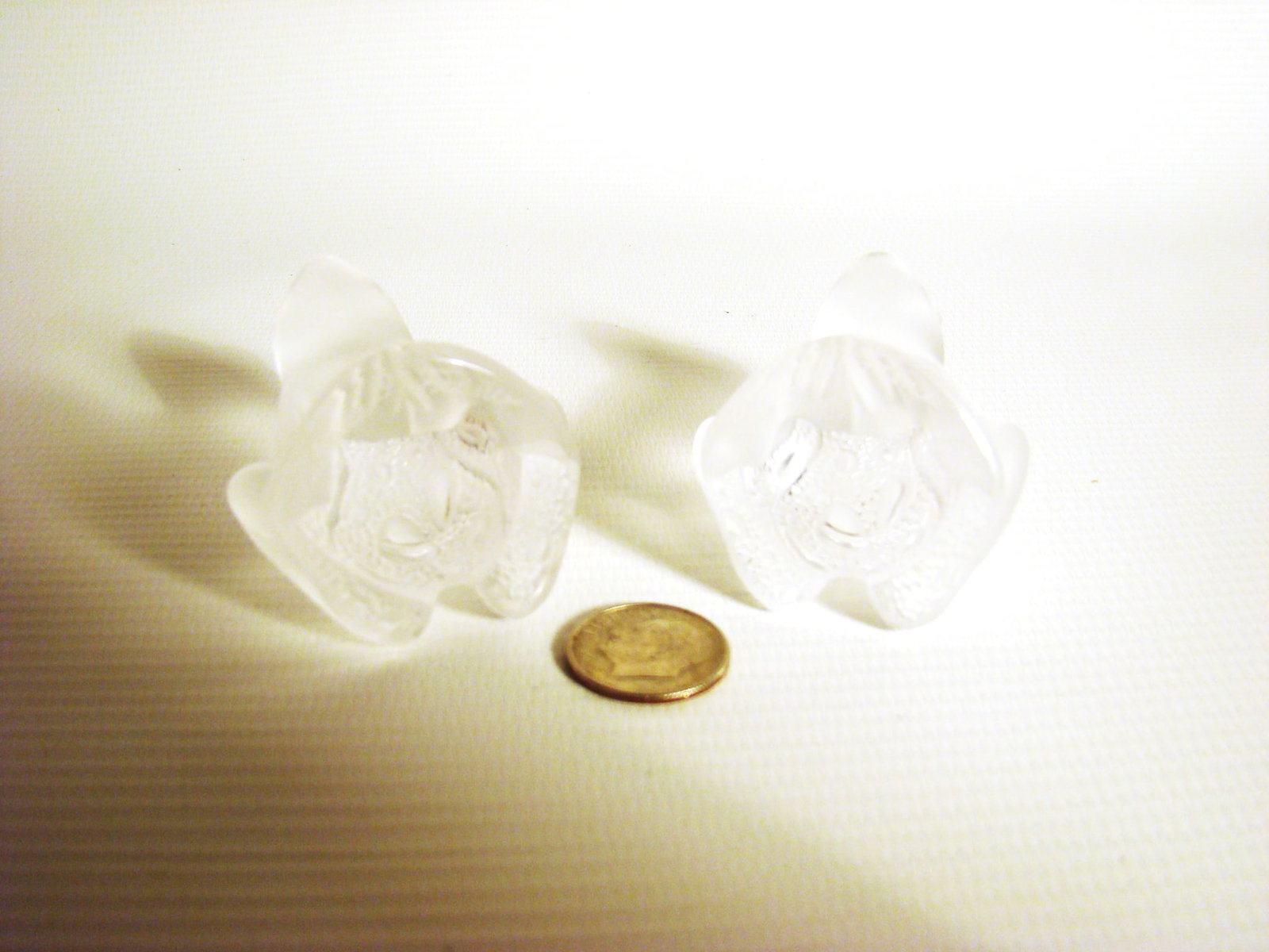 Lalique Frog Pair - 2