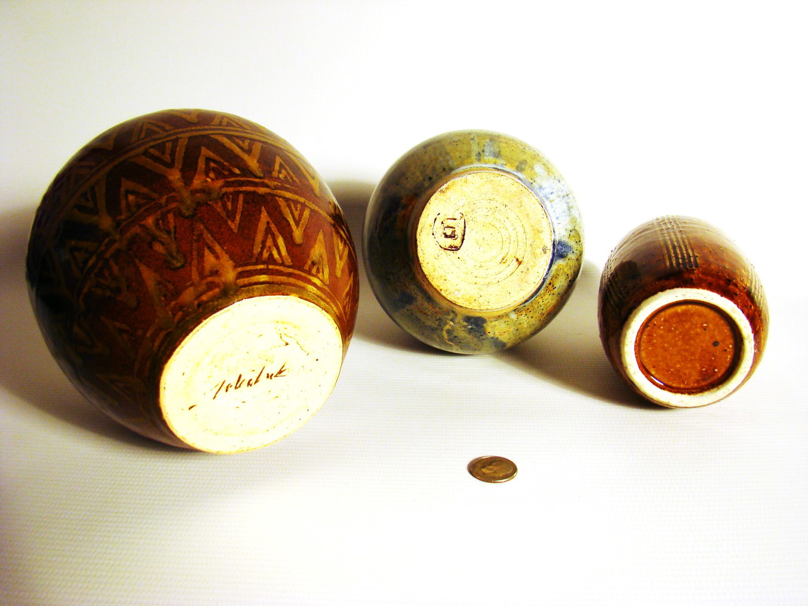 Studio Pottery Group - 3 piece - 2