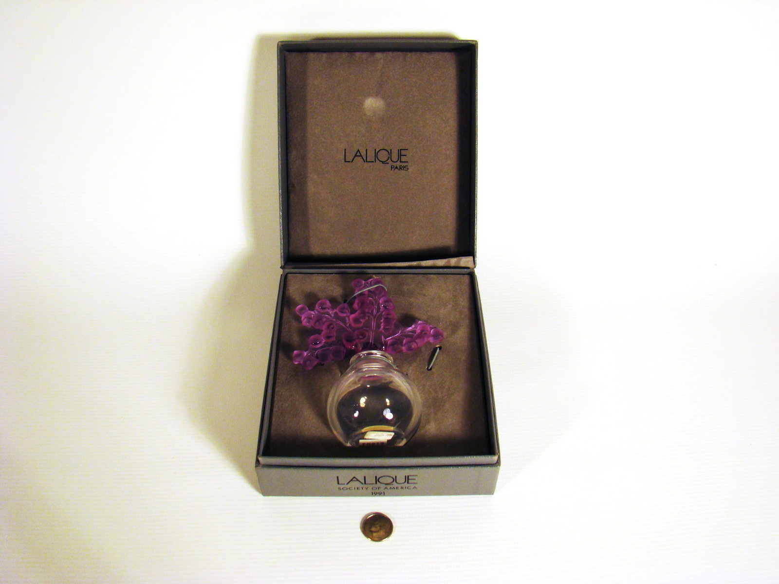 Lalique CLAIREFONTAINE Perfume Bottle, 1991 (1 of 5)