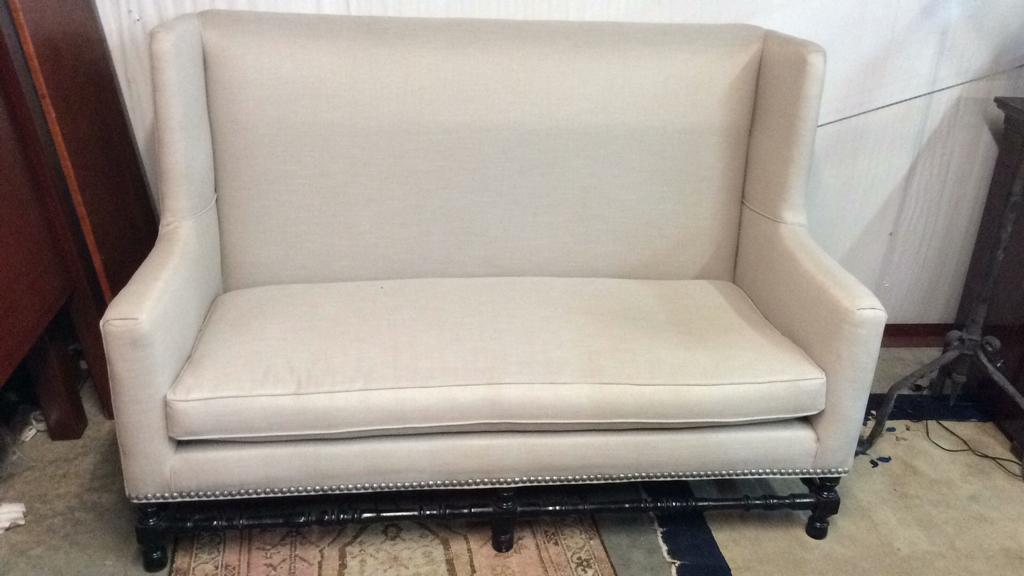 Designer High Back Settee Jacobean Frame, link new (1 of 1)