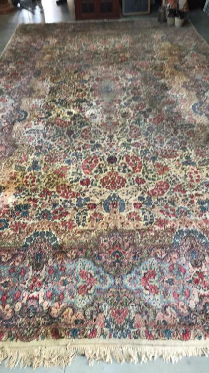 22’ x 12’ Vintage Persian Palace size Carpet Some light (1 of 6)