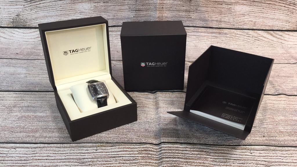 TAG Heuer Monaco Quartz Movement, Black Band, Black (1 of 3)