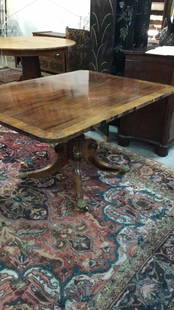 Regency Inlaid Breakfast Table: see photos