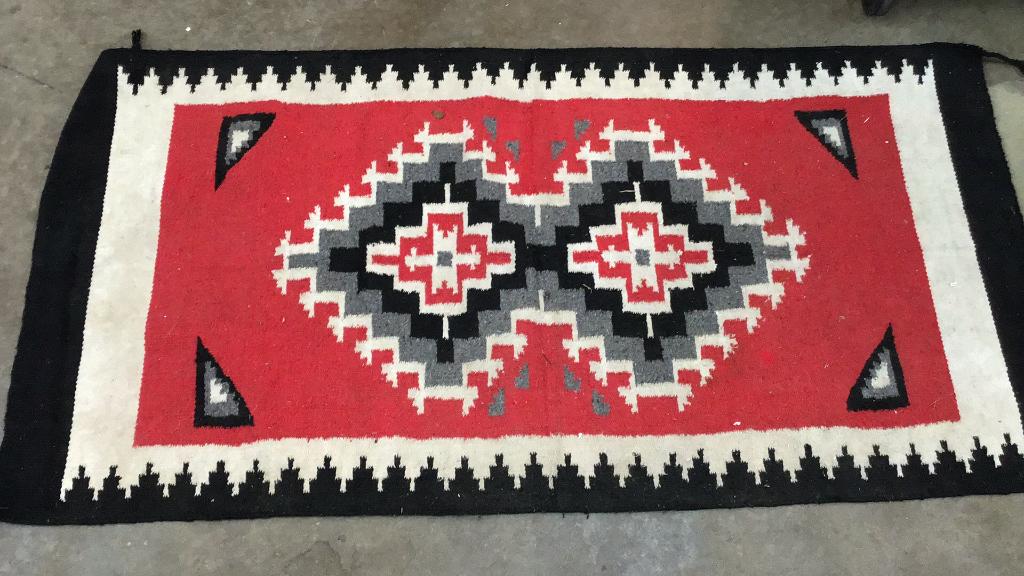 Native American Saddle Blanket (1 of 2)