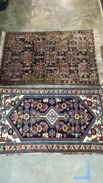 2 Persian Throw Rugs (1 of 1)