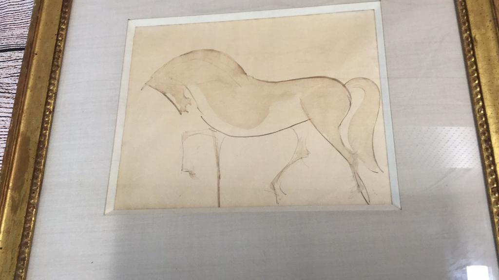 Ink Wash of Horse (1 of 4)