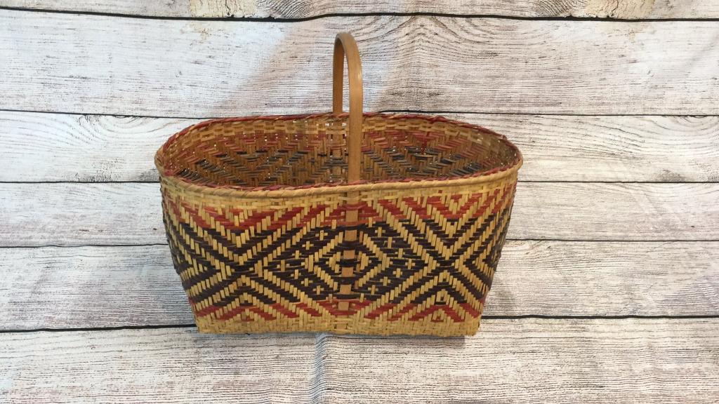 Cherokee Rivercane Market Basket, Chiefs Daughter (1 of 5)