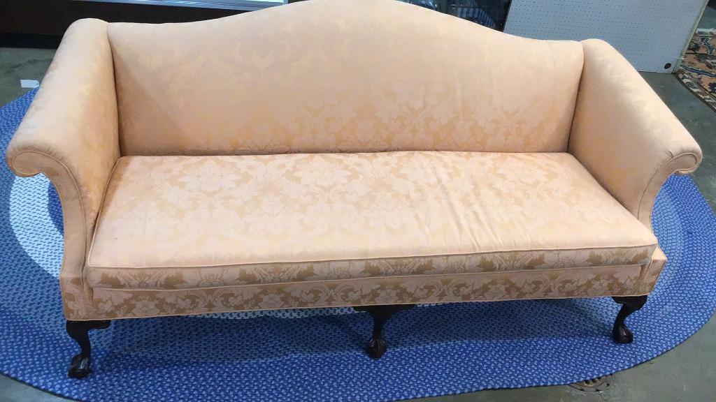 Exceptional Chippendale Camelback Sofa (1 of 3)