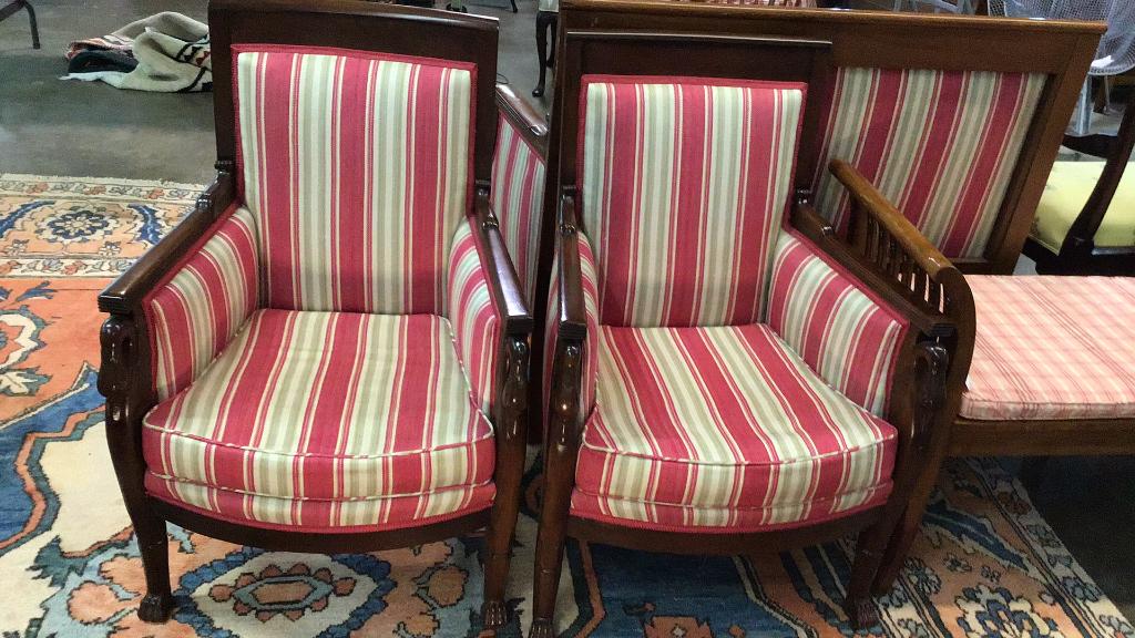 Pair Classical Armchairs (1 of 3)