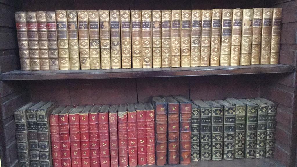 Approximately 50 Mostly Leather Bound Books (1 of 4)