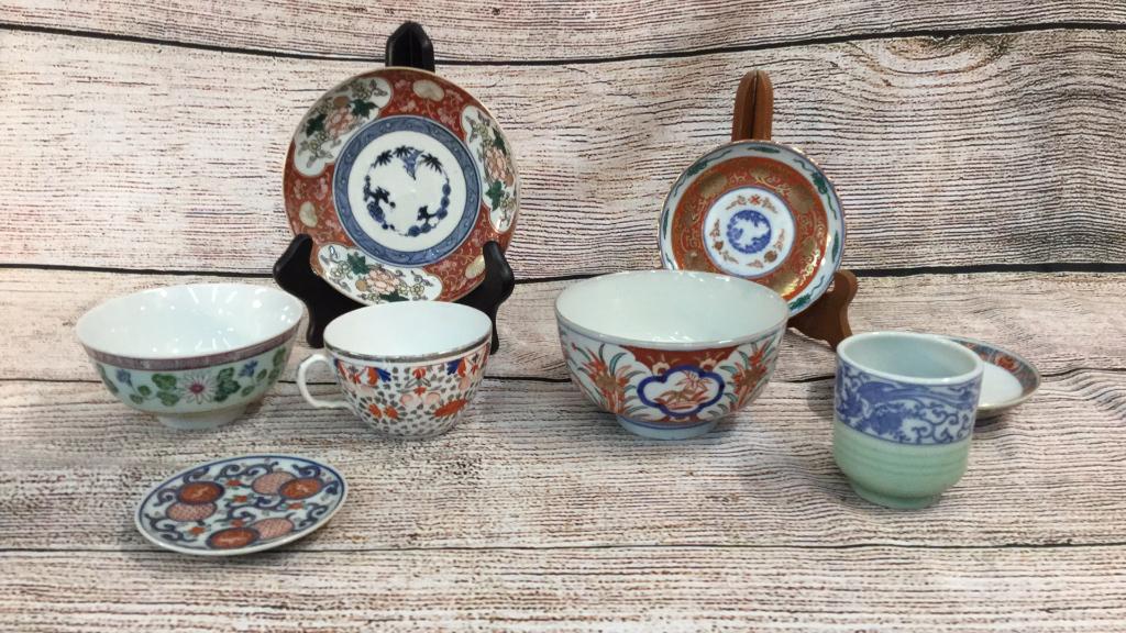 8 Assorted Asian Porcelain Table Articles (1 of 6)