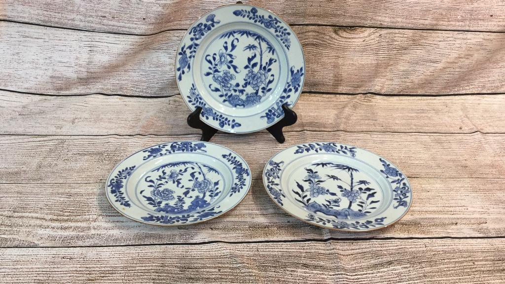 3 Asian Porcelain Plates (1 of 5)