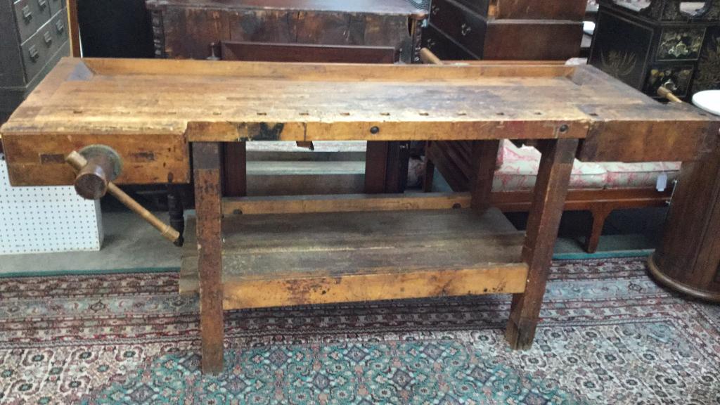 Early Woodworking Bench (1 of 4)