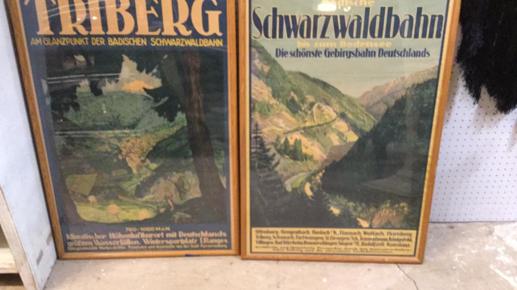 2 German Vintage Travel Posters (1 of 3)