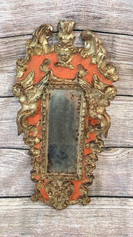 Hand Carved Italian Mirror (1 of 3)