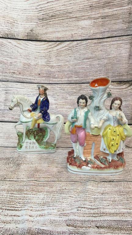 2 Staffordshire Figurals (1 of 3)