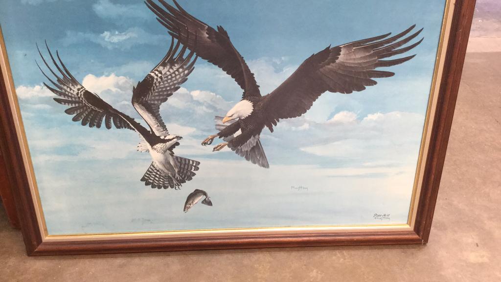 Ray Harm Print, Eagle and Osprey (1 of 3)