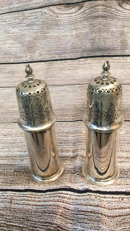 2 English Silver Muffineers (1 of 6)