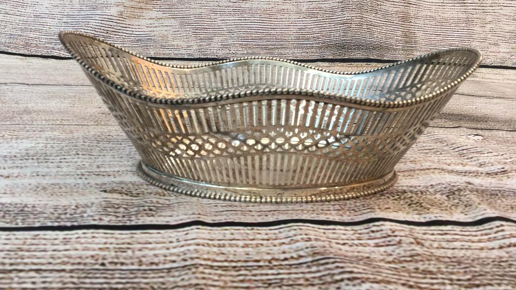 Dutch  Silver Reticulated Basket (1 of 4)