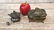 Miniature Silver Plated Oil Lamp & Art Nuevo Box - 2