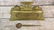 Brass Art Nuevo Inkwell & Letter opener W Jade