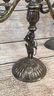 Pair Candlesticks & 3 Matching Plated Candlesticks - 2