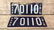 Matching 1915 Porcelain Mass License Plates