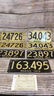 7 Antique Massachusetts License Plates