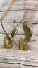 Pair Solid Brass Eagle Bookends - 2