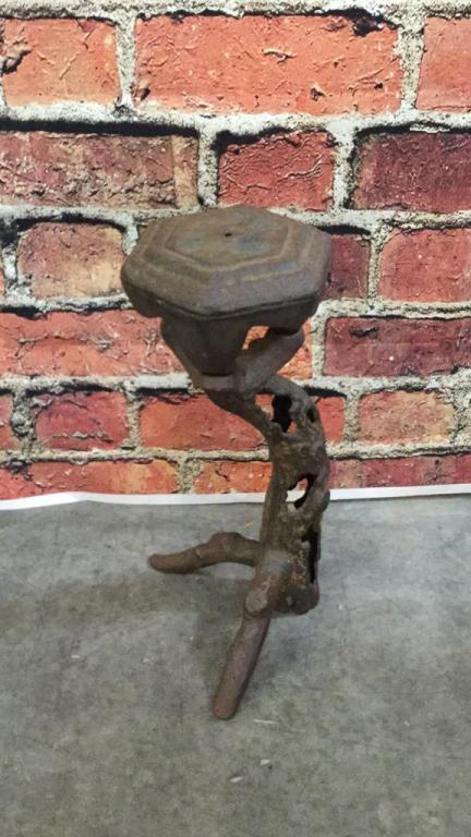 Antique Tree Form Iron Stand/Base (1 of 3)