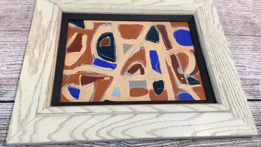 Abstract Oil on Artist Board (1 of 6)