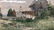 Watercolor House w/ Fence - 4