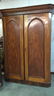 Mahogany & Walnut Linen Press