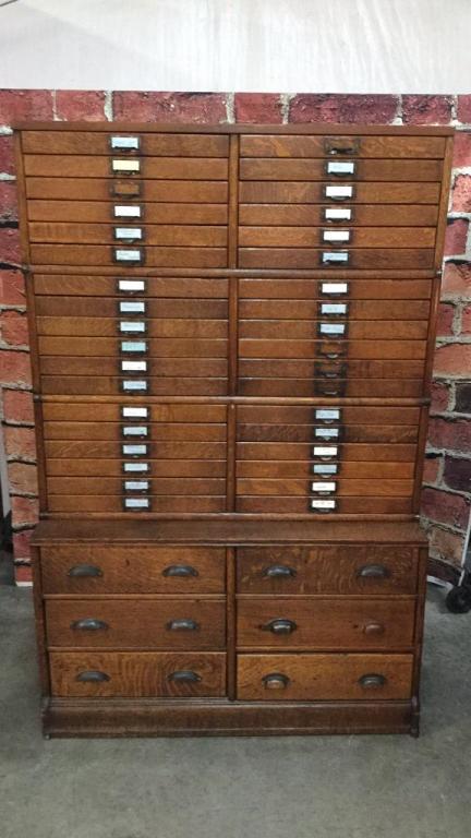 19th C 42 Drawer Ok Map Cabinet (1 of 4)