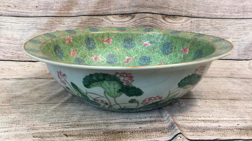 Exceptional Asian Porcelain Large Bowl (1 of 5)