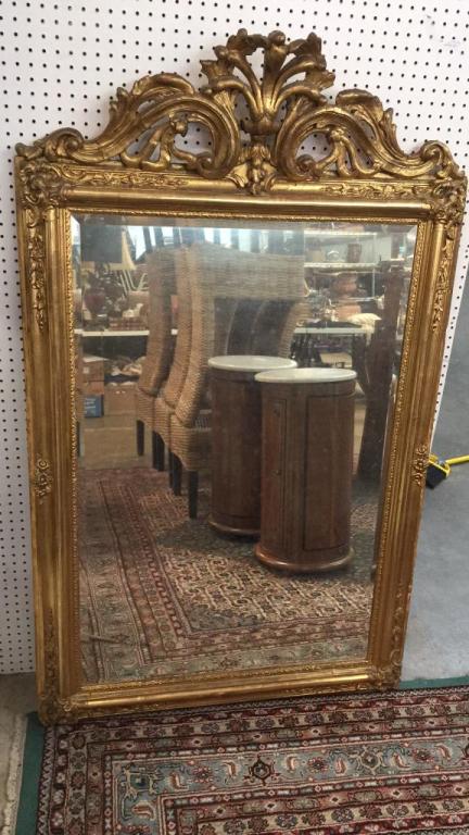 19th C Italian Gilded Mirror (1 of 2)