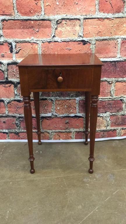 19th C Mahogany 1 Drawer Stand (1 of 3)