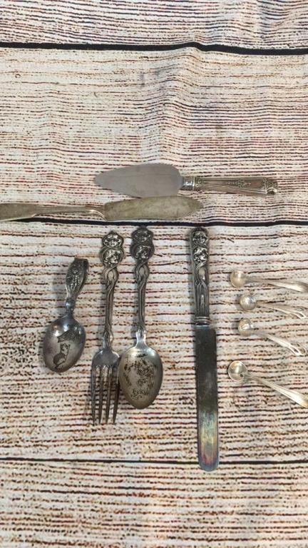 10 assorted Sterling items (1 of 3)