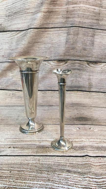 2 Weighted Sterling Vases (1 of 3)