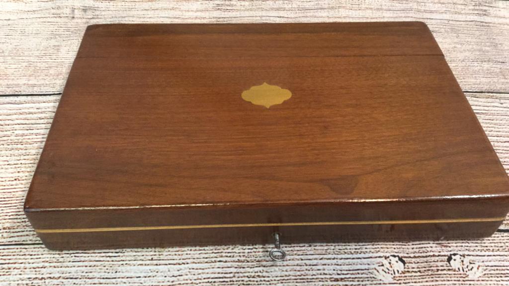 12 Piece English Plated Fish Set in Case (1 of 4)