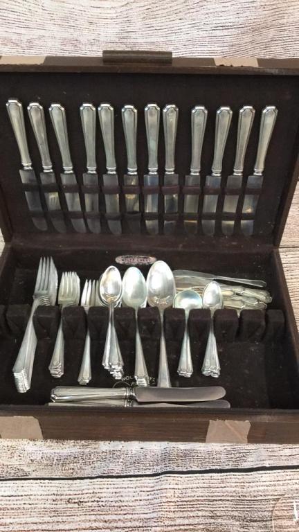 Approximately 97 pcs Sterling Silver Flatware (1 of 4)