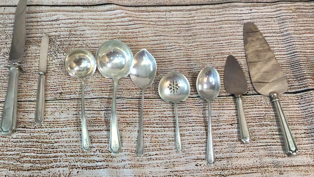 9 English Sterling Serving Pieces (1 of 4)