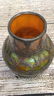 Loetz Style Silver Overlay Art Glass Vase - 2
