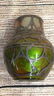 Loetz Style Silver Overlay Art Glass Vase - 4