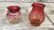 Amberina And Blown Glass Pitchers
