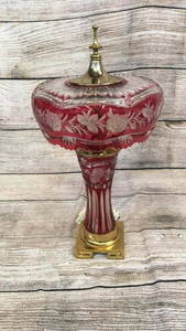 Bohemian Cut Crystal Lamp