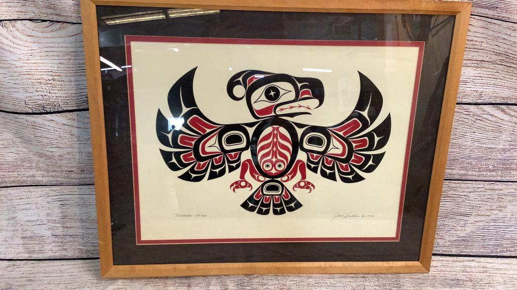 Jack Hudson Serigraph, Thunderbird (1 of 5)