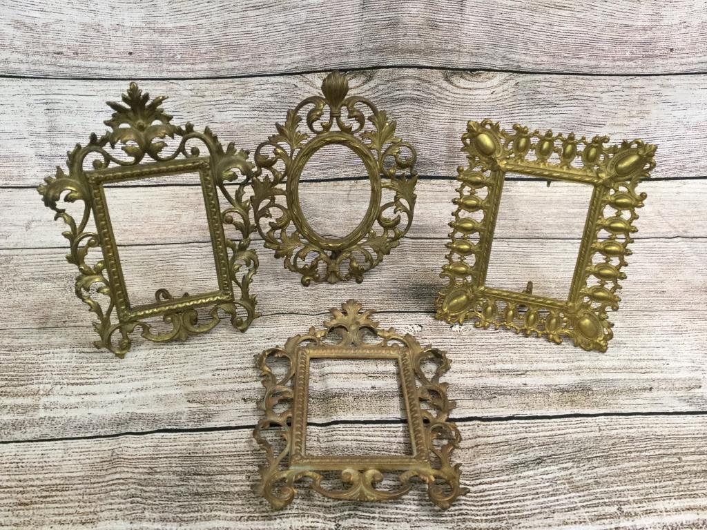 4 Brass Easel Back Frames (1 of 4)